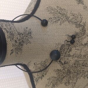 Black necklace and earrings set